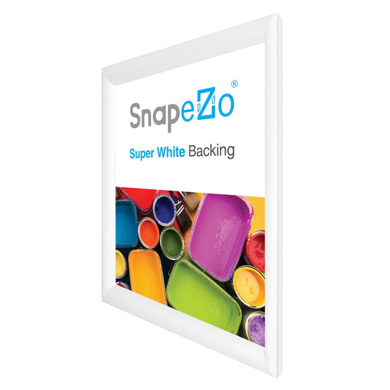 24x30 White SnapeZo® Snap Frame - 1.2" Profile - Snap Frames Direct