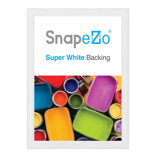 29x40 White SnapeZo® Snap Frame - 1.2" Profile - Snap Frames Direct