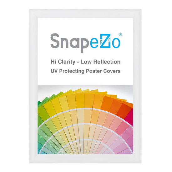 29x40 White SnapeZo® Snap Frame - 1.2" Profile - Snap Frames Direct