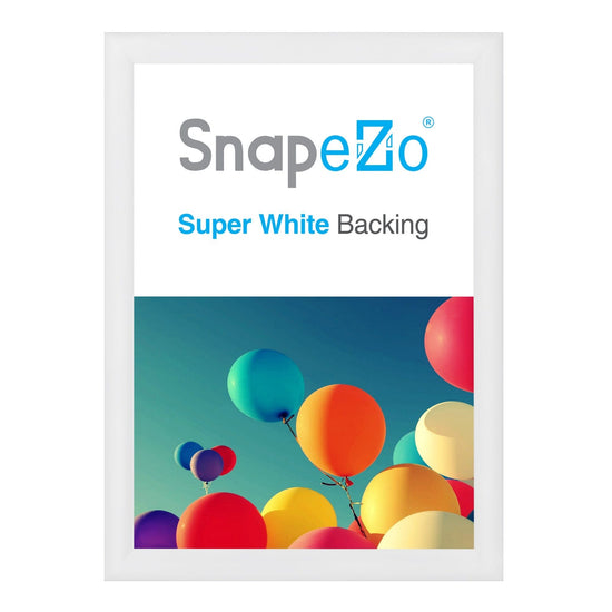 25x36 White SnapeZo® Snap Frame - 1.2" Profile - Snap Frames Direct