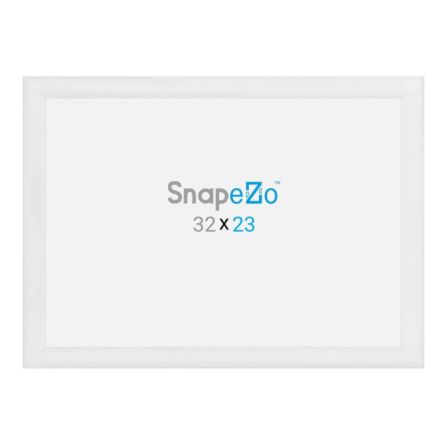 23x32 White SnapeZo® Snap Frame - 1.2" Profile - Snap Frames Direct