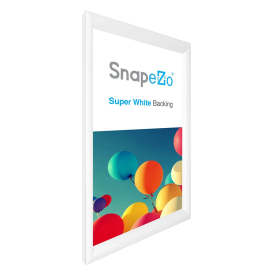 18x30 White SnapeZo® Snap Frame - 1.2" Profile - Snap Frames Direct