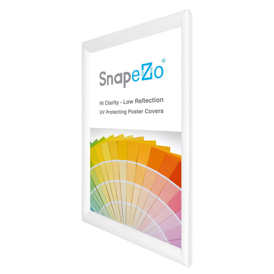 18x30 White SnapeZo® Snap Frame - 1.2" Profile - Snap Frames Direct