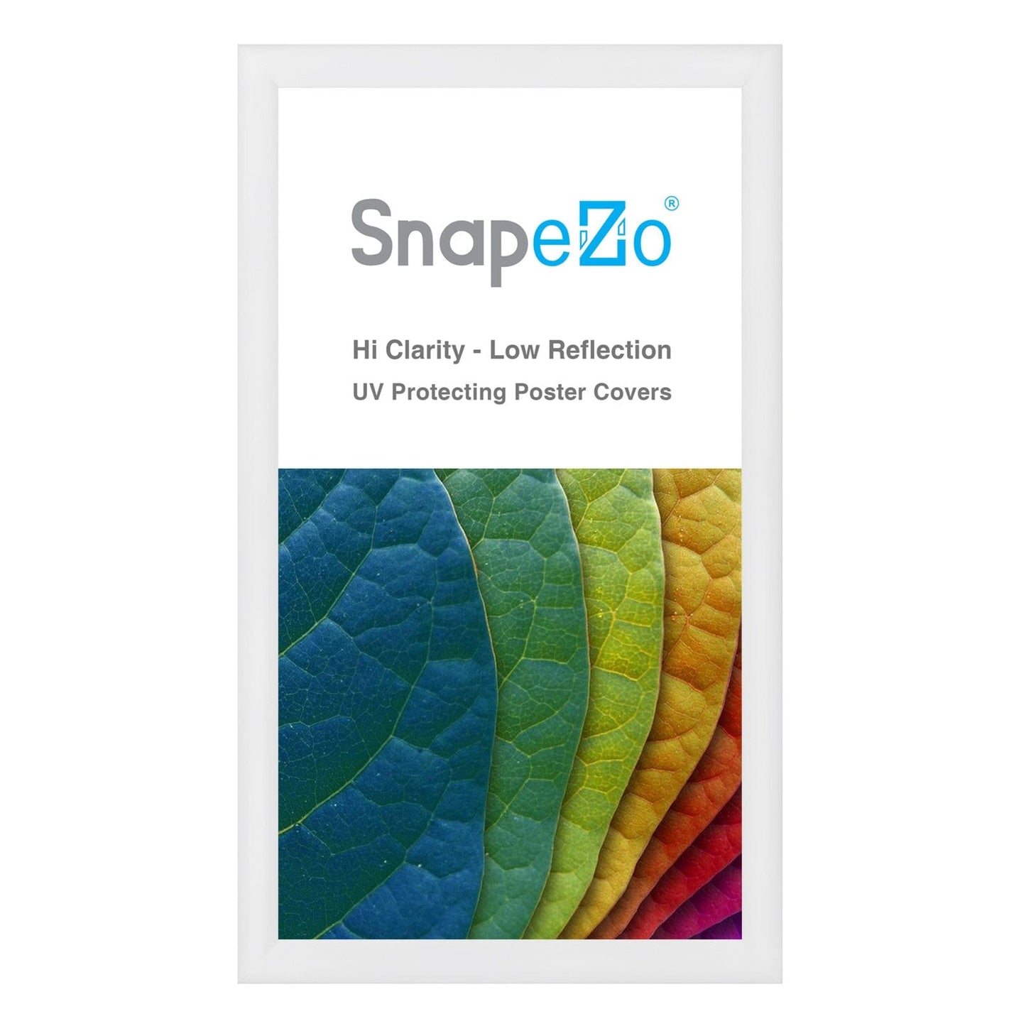 20x36 White SnapeZo® Snap Frame - 1.2" Profile - Snap Frames Direct