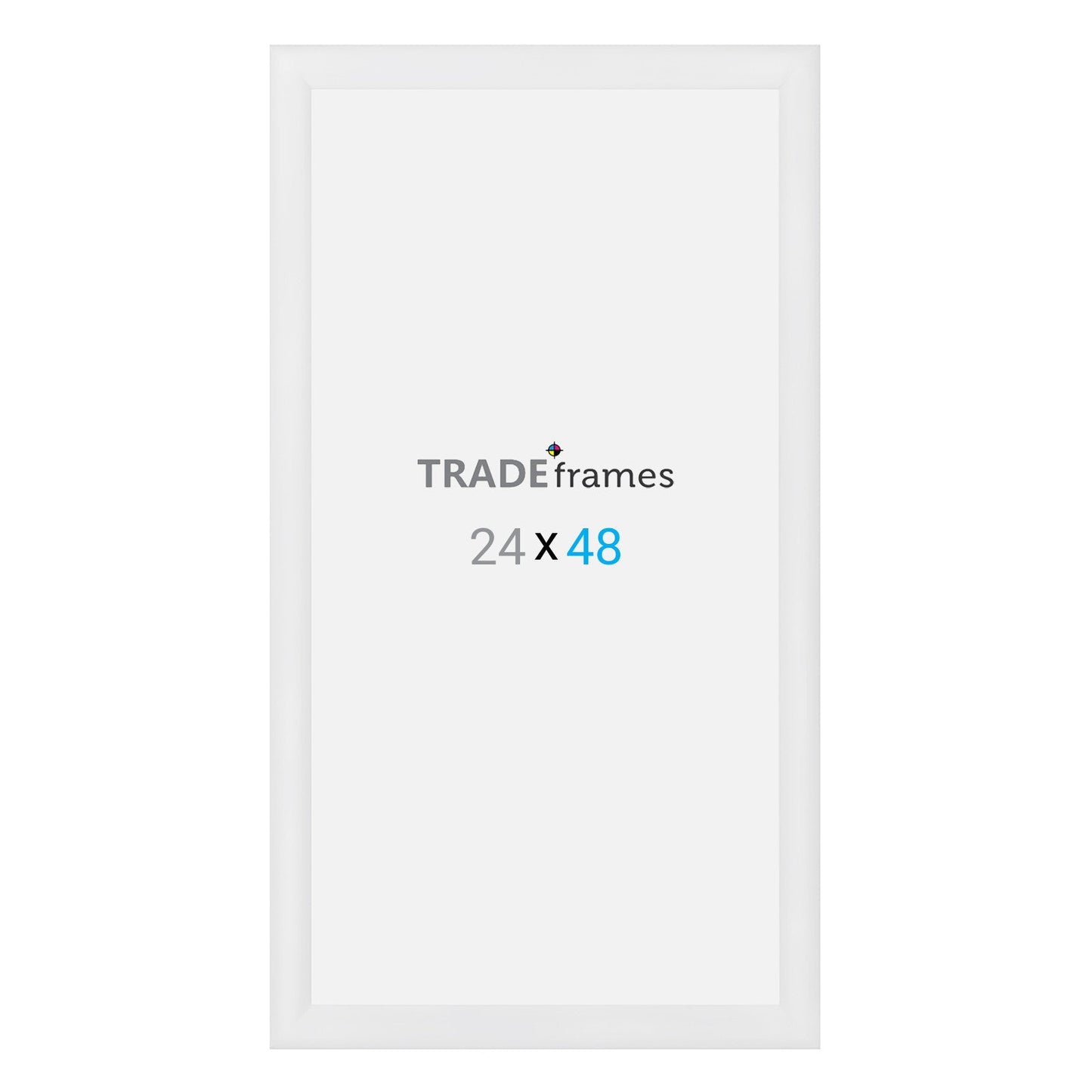 24x48 TRADEframe White Snap Frame 24x48 - 1.2 inch profile - Snap Frames Direct