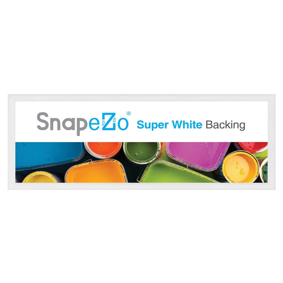 10x30 White SnapeZo® Snap Frame - 1.2" Profile - Snap Frames Direct