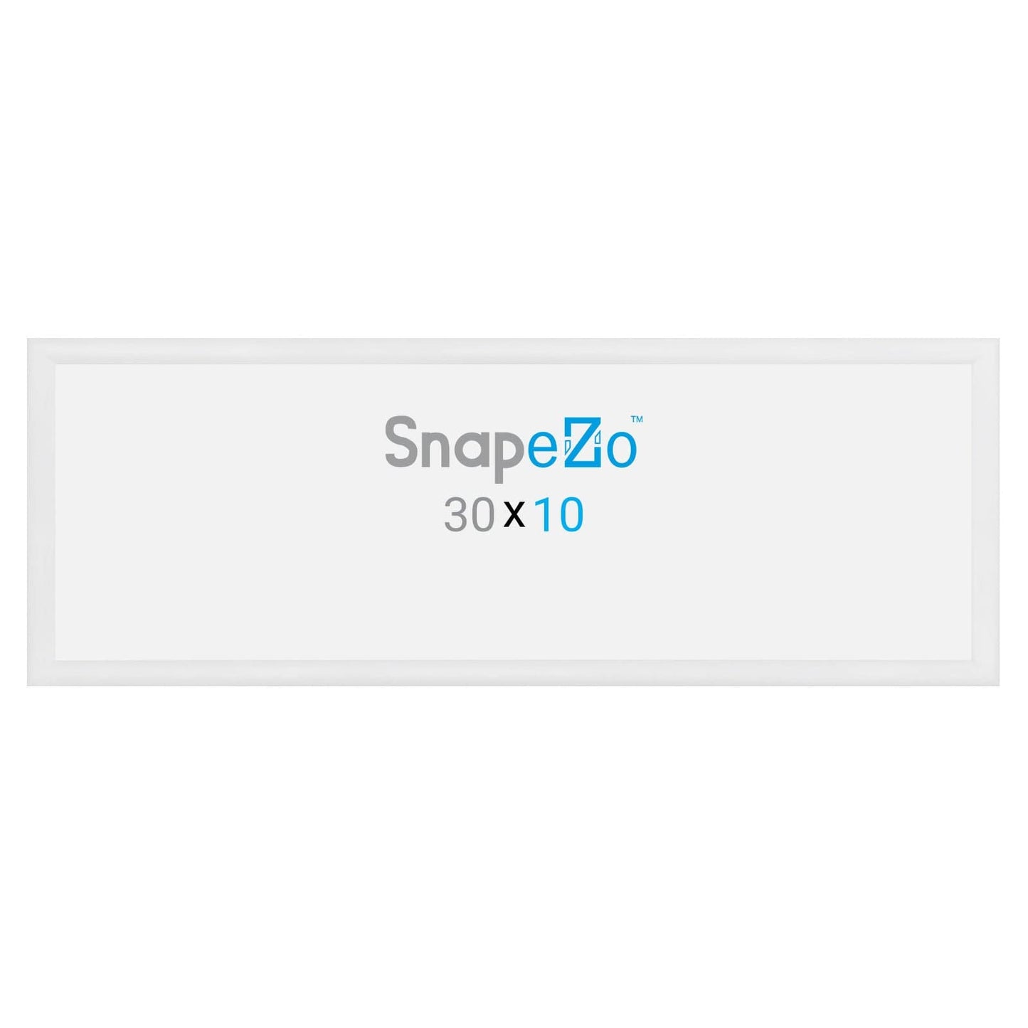 10x30 White SnapeZo® Snap Frame - 1.2" Profile - Snap Frames Direct