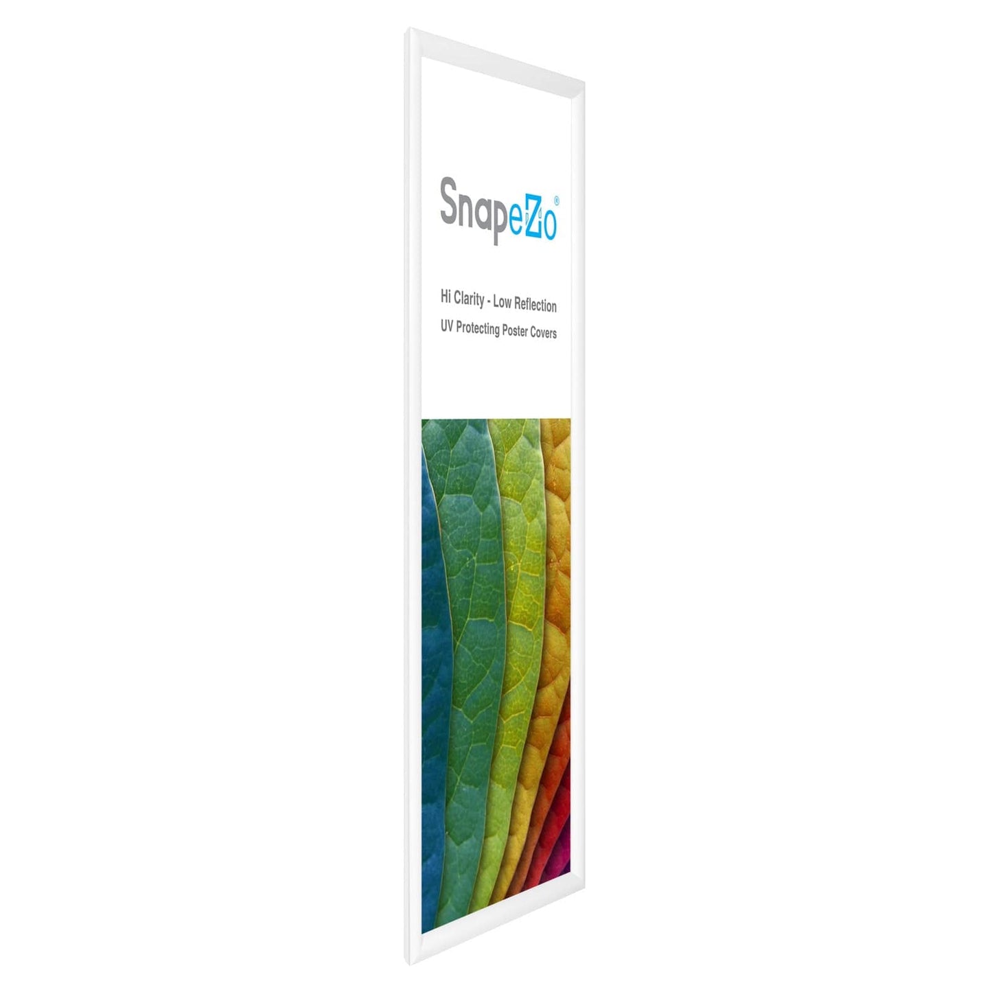 10x30 White SnapeZo® Snap Frame - 1.2" Profile - Snap Frames Direct