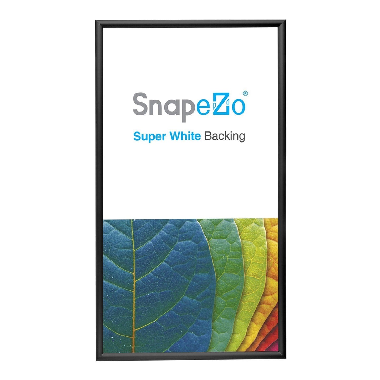Black snap frame poster size 14x26 - 1.2 inch profile - Snap Frames Direct