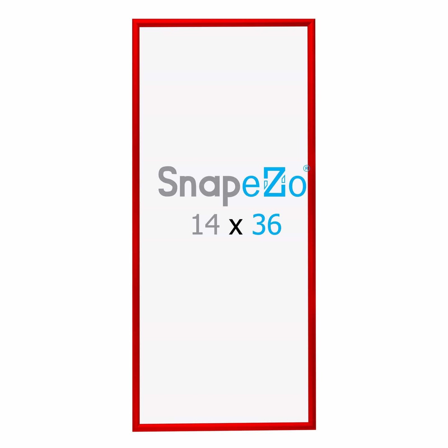 14x36 Red SnapeZo® Snap Frame - 1.2" Profile - Snap Frames Direct