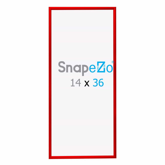 14x36 Red SnapeZo® Snap Frame - 1.2" Profile - Snap Frames Direct