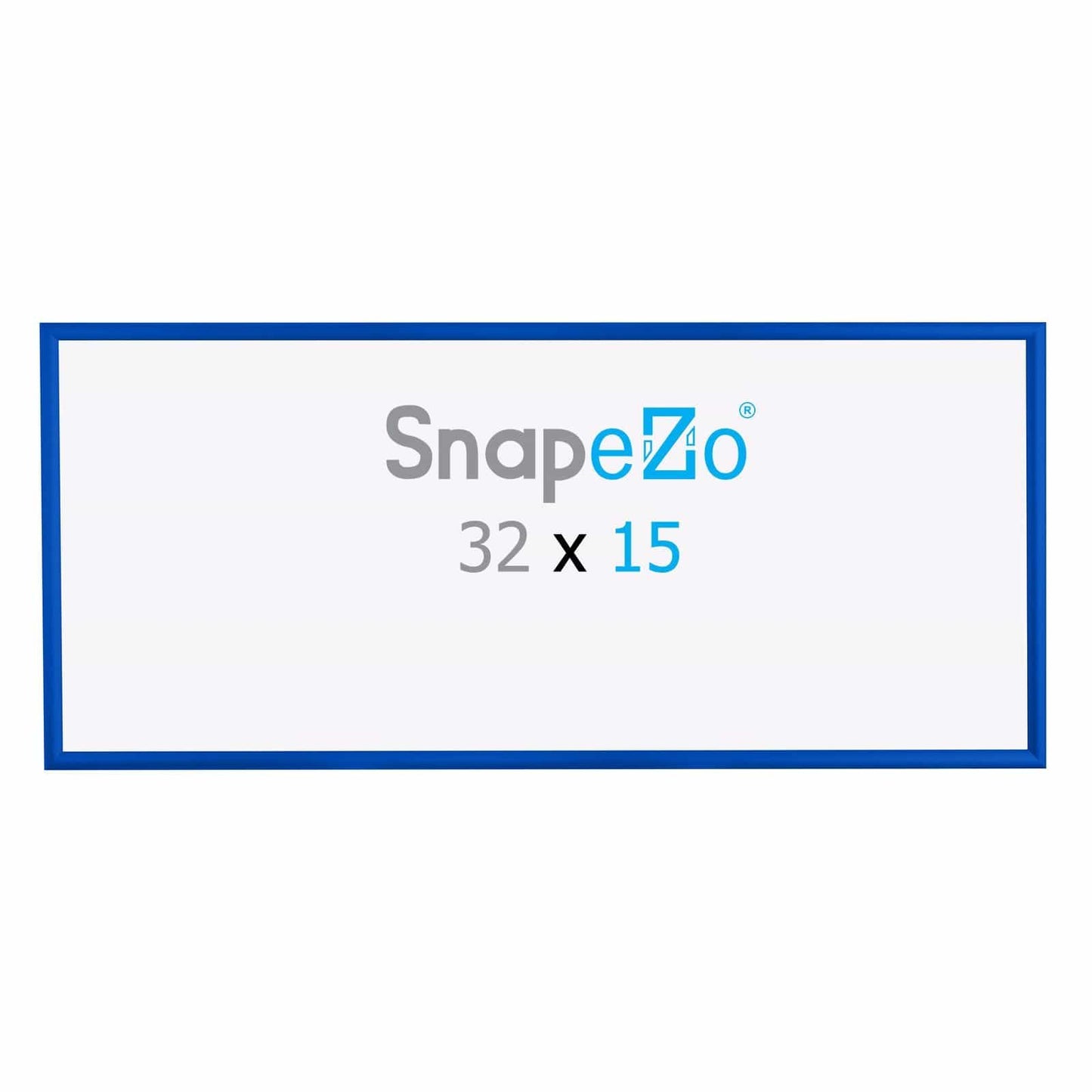 15x32 Blue SnapeZo® Snap Frame - 1.2" Profile - Snap Frames Direct
