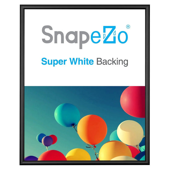 Black snap frame poster size 18X24 -  0.6 inch profile - Snap Frames Direct