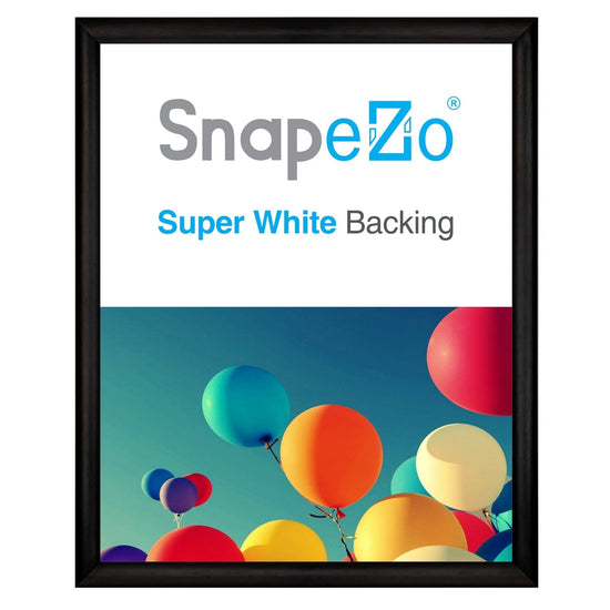 24x30 Brushed Black SnapeZo® Snap Frame - 1" Profile - Snap Frames Direct