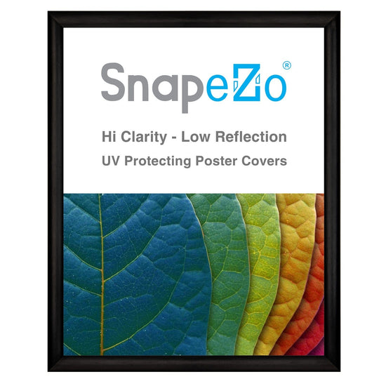 22x28 Brushed Black SnapeZo® Snap Frame - 1" Profile - Snap Frames Direct