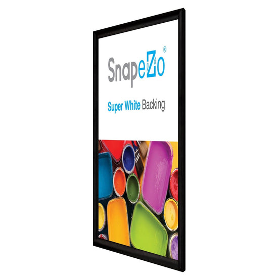 16x20 Brushed Black SnapeZo® Snap Frame - 1" Profile - Snap Frames Direct