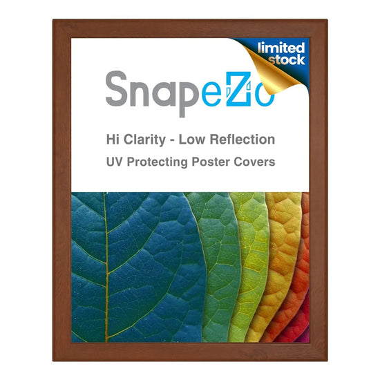 30x40 Dark Wood Snapezo® Snap Frame - 1.25" Profile