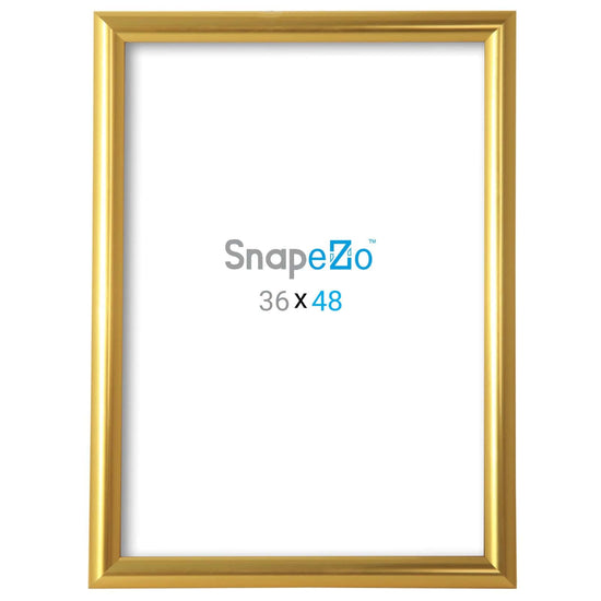 36x48 Gold Effect Poster Frame 1.25 Inch SnapeZo® - Snap Frames Direct