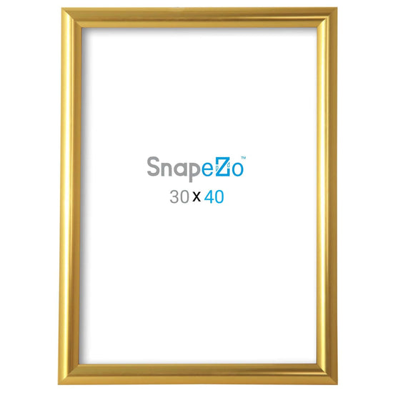 30x40 Gold Effect Movie Poster Frame 1.25 Inch SnapeZo® - Snap Frames Direct