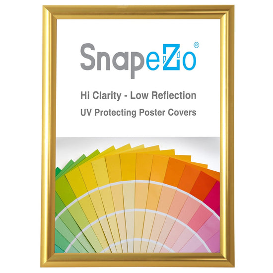 A3 Gold Effect Document Frame 1 Inch SnapeZo® - Snap Frames Direct