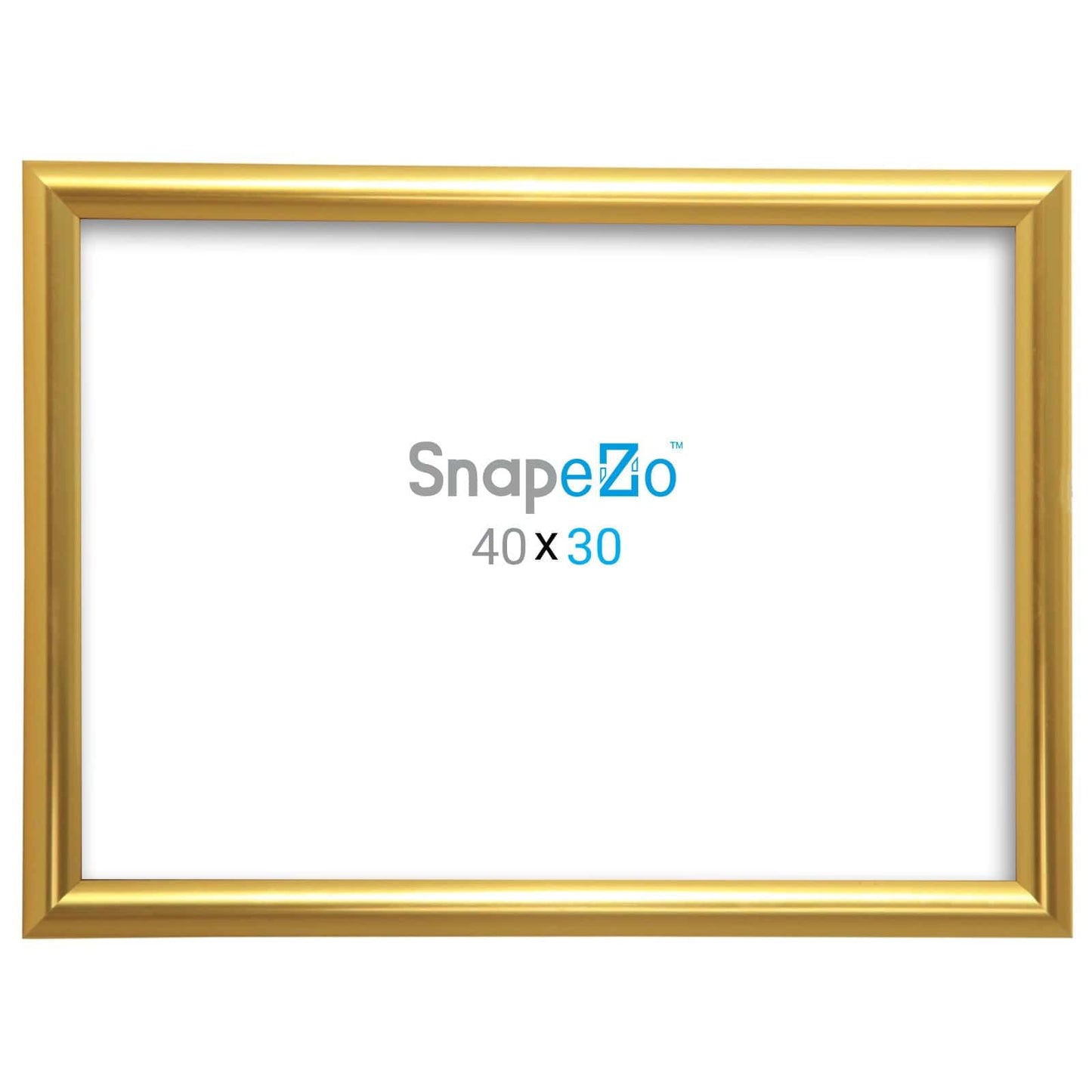 30x40 Gold Effect Movie Poster Frame 1.25 Inch SnapeZo® - Snap Frames Direct