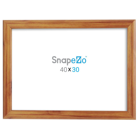 30x40 Wood Effect Movie Poster Frame 1.25 Inch SnapeZo® - Snap Frames Direct