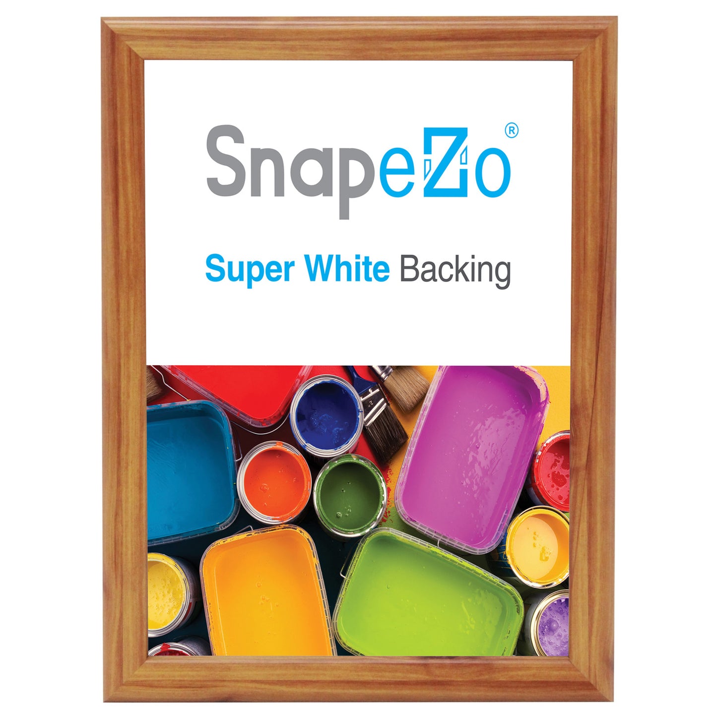 11.7 x 16.5 (A3 Euro Size) Wood Effect Document Frame 1 Inch Snapezo®