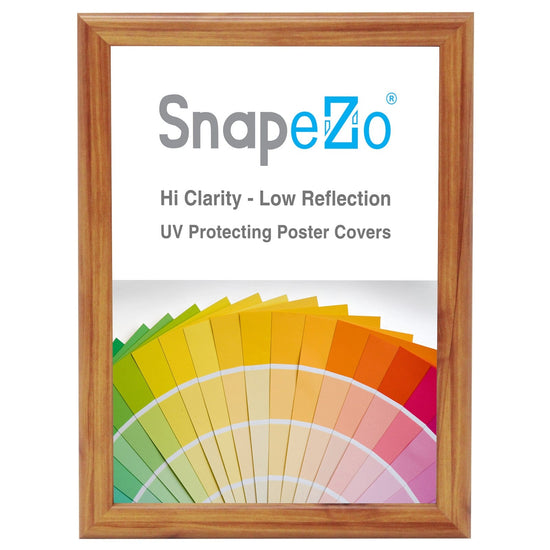 30x40 Wood Effect Movie Poster Frame 1.25 Inch SnapeZo® - Snap Frames Direct