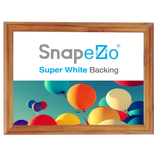 22x56 Wood Effect Poster Frame 1.25 Inch SnapeZo® - Snap Frames Direct