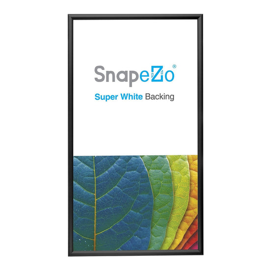 Black snap frame poster size 16x30 - 1.2 inch profile - Snap Frames Direct