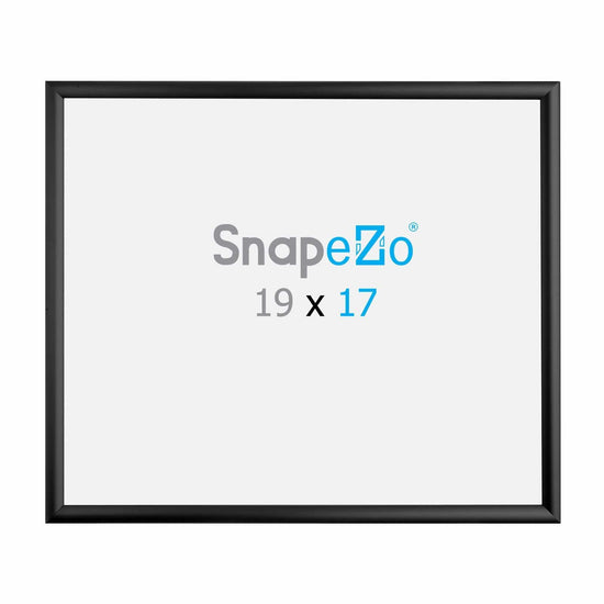 17x19 Black SnapeZo® Snap Frame - 1.2" Profile - Snap Frames Direct