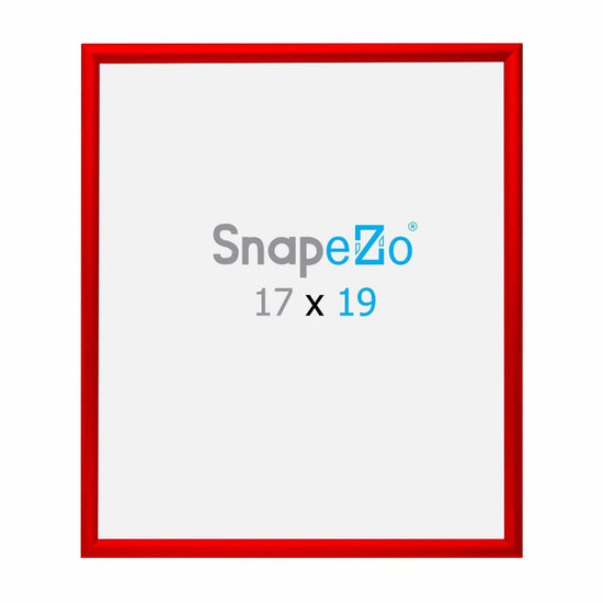17x19 Red SnapeZo® Snap Frame - 1.2" Profile - Snap Frames Direct