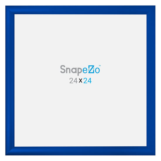 24x24 Blue SnapeZo® Snap Frame - 1.2" Profile - Snap Frames Direct