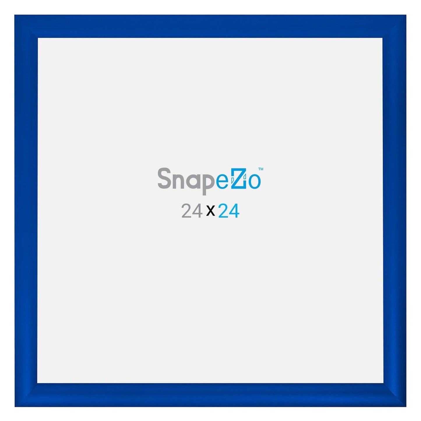 24x24 Blue SnapeZo® Snap Frame - 1.2" Profile - Snap Frames Direct