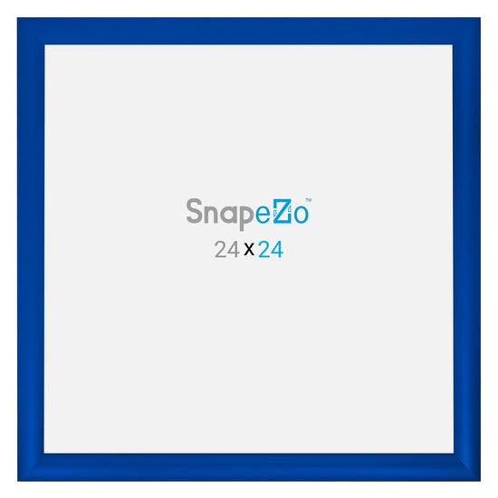 24x24 Blue SnapeZo® Snap Frame - 1.2" Profile - Snap Frames Direct