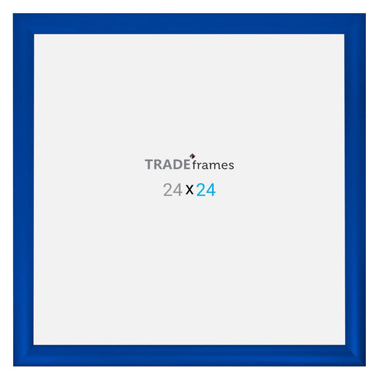 24x24  TRADEframe Blue Snap Frame 24x24 - 1.2 inch profile - Snap Frames Direct