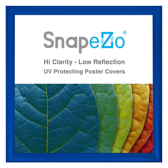 24x24 Blue SnapeZo® Snap Frame - 1.2" Profile - Snap Frames Direct