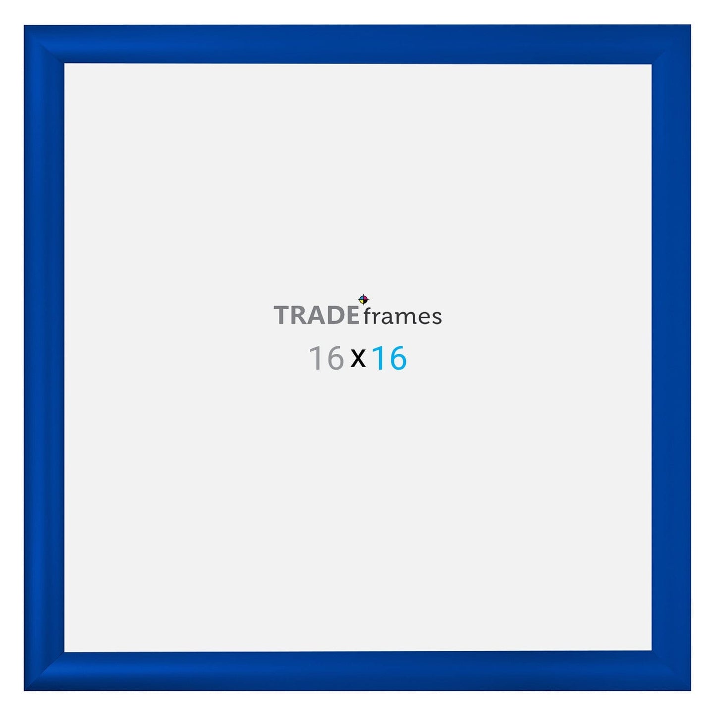 16x16  TRADEframe Blue Snap Frame 16x16 - 1.2 inch profile - Snap Frames Direct