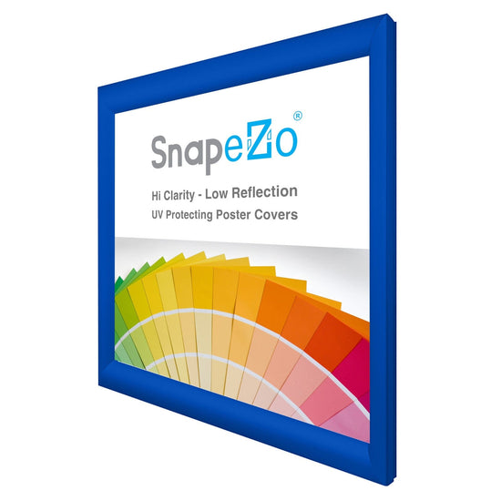 24x24 Blue SnapeZo® Snap Frame - 1.2" Profile - Snap Frames Direct