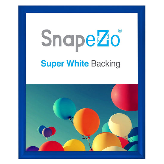 18x22 Blue SnapeZo® Snap Frame - 1.2" Profile - Snap Frames Direct