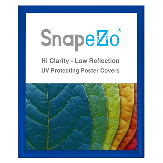 17x21 Blue SnapeZo® Snap Frame - 1.2" Profile - Snap Frames Direct