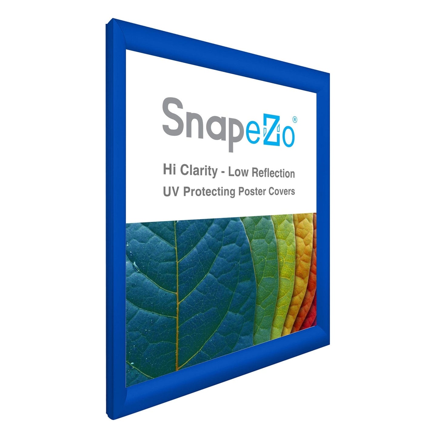 17x21 Blue SnapeZo® Snap Frame - 1.2" Profile - Snap Frames Direct