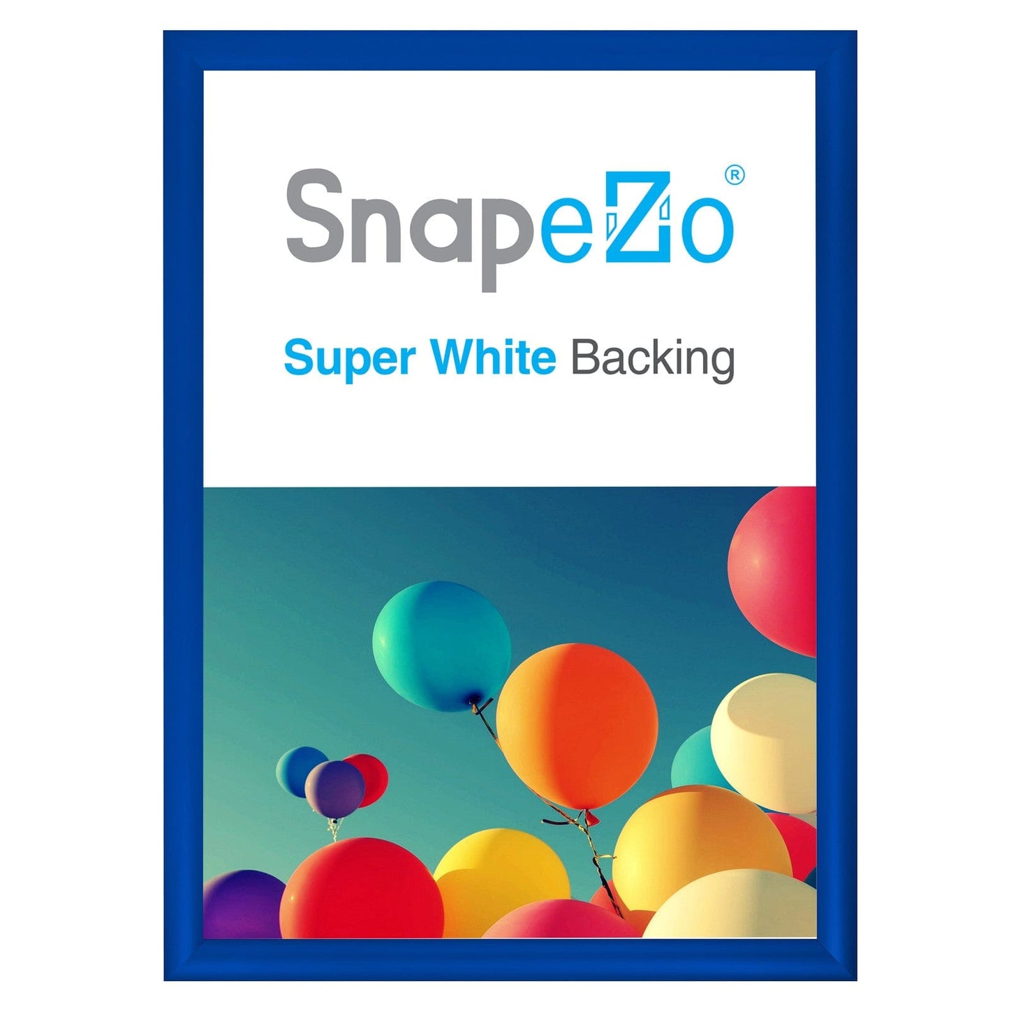 18x26 Blue SnapeZo® Snap Frame - 1.2" Profile - Snap Frames Direct