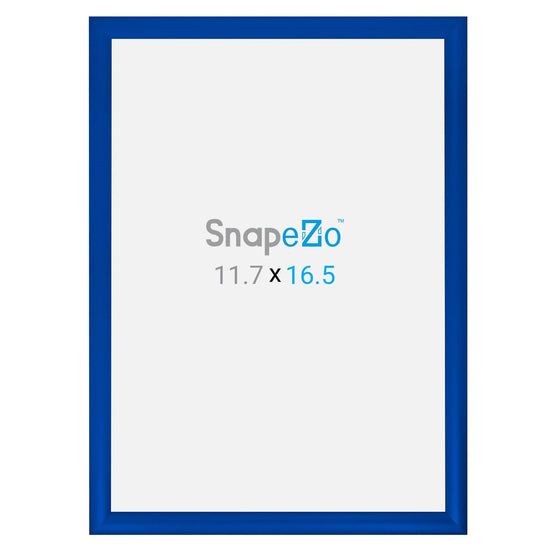 A3 Blue SnapeZo® Snap Frame - 1.2" Profile - Snap Frames Direct