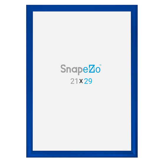 21x29 Blue SnapeZo® Snap Frame - 1.2" Profile - Snap Frames Direct