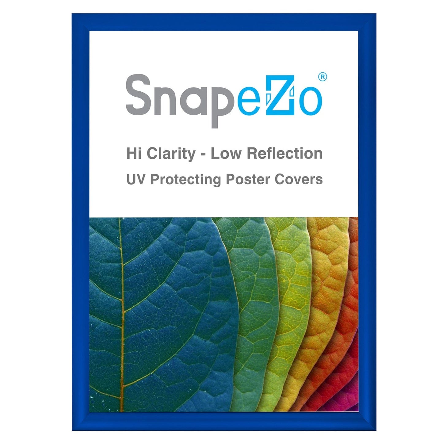 15x21 Blue SnapeZo® Snap Frame - 1.2" Profile - Snap Frames Direct