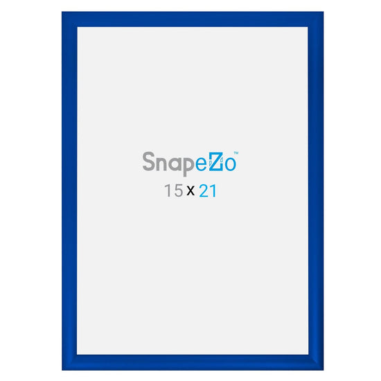 15x21 Blue SnapeZo® Snap Frame - 1.2" Profile - Snap Frames Direct