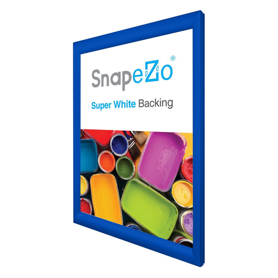 19x27 Blue SnapeZo® Snap Frame - 1.2" Profile - Snap Frames Direct