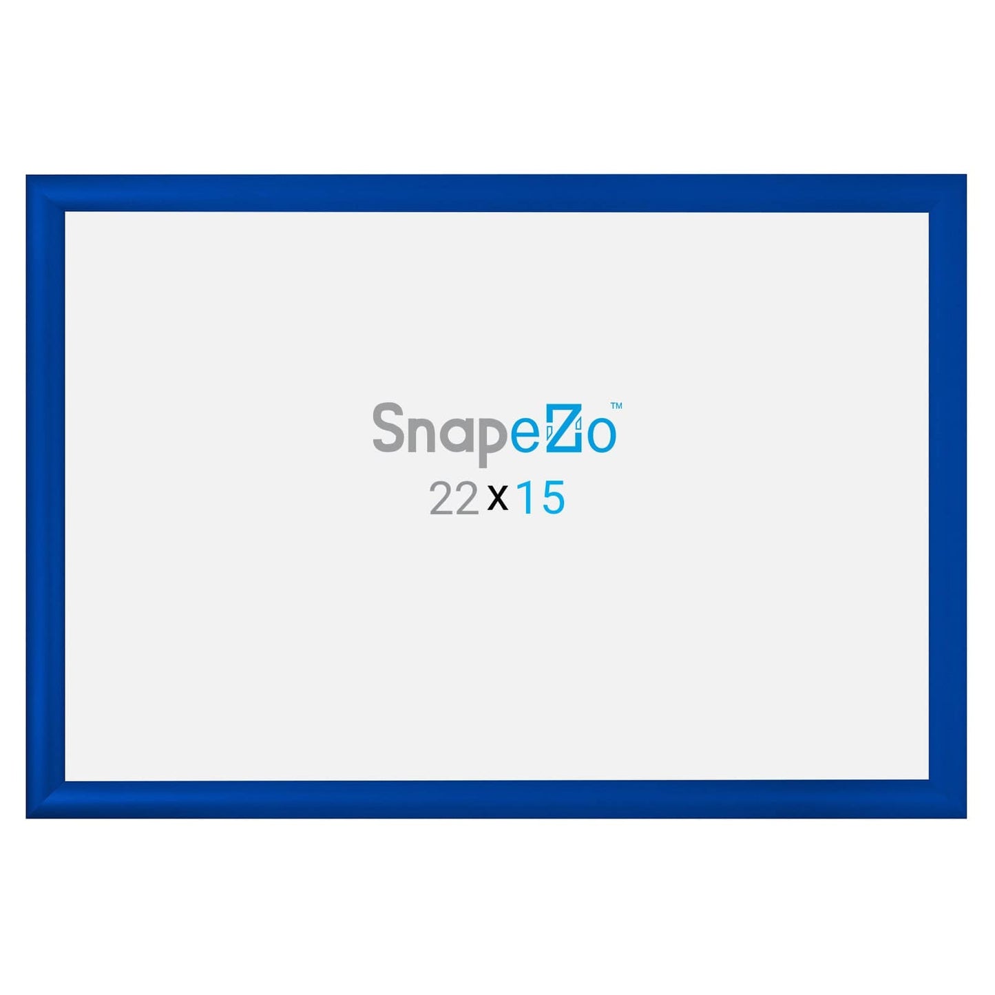 15x22 Blue SnapeZo® Snap Frame - 1.2" Profile - Snap Frames Direct
