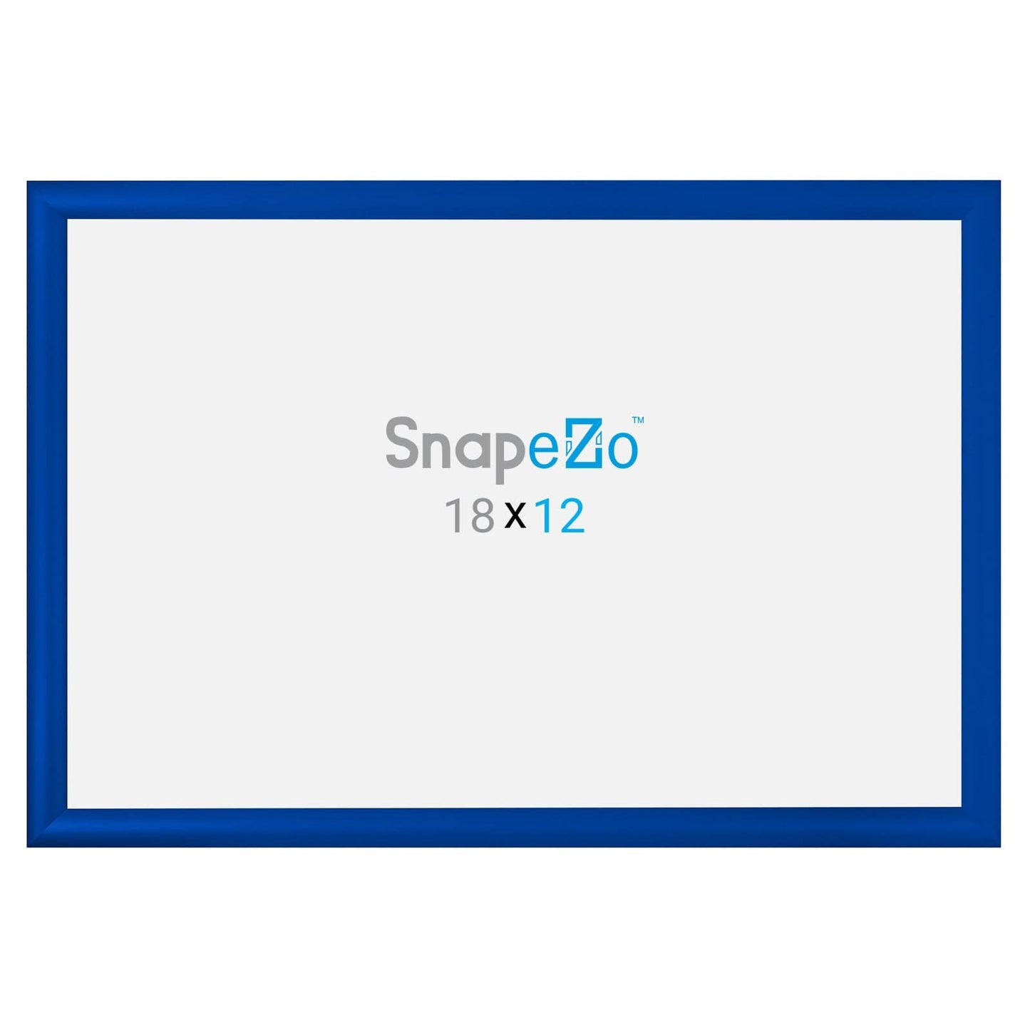 12x18 Blue SnapeZo® Snap Frame - 1.2" Profile - Snap Frames Direct